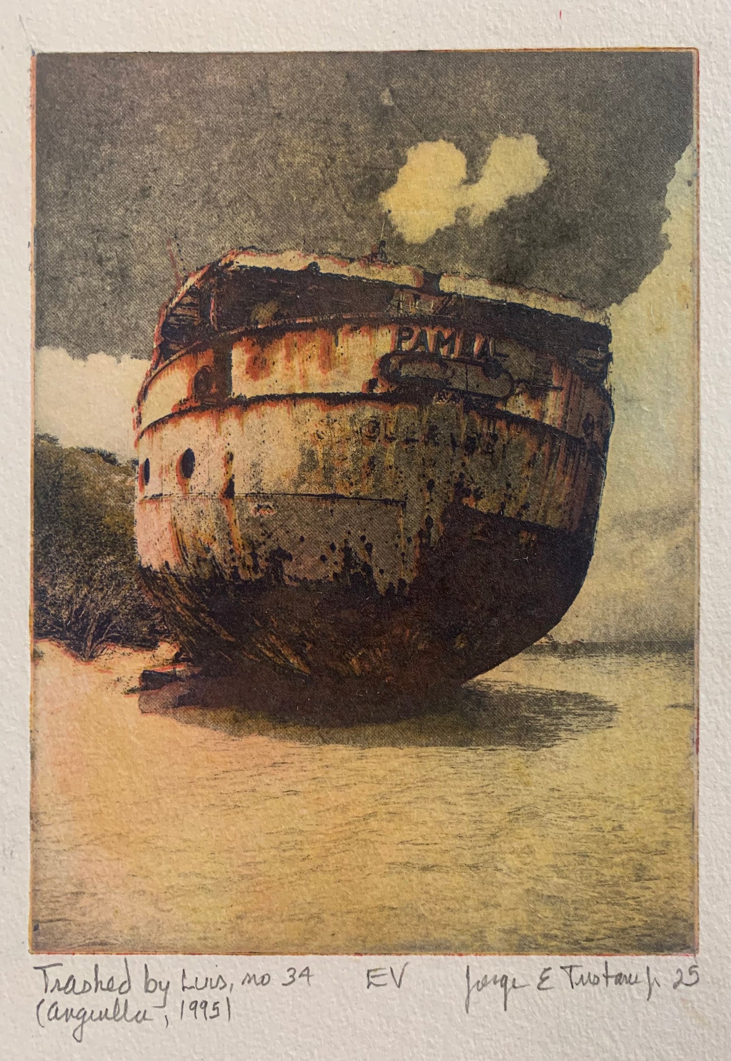 Trashed by Luis, no 34 (Anguilla, 1995)
