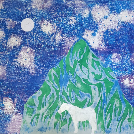 Mountain and Horse