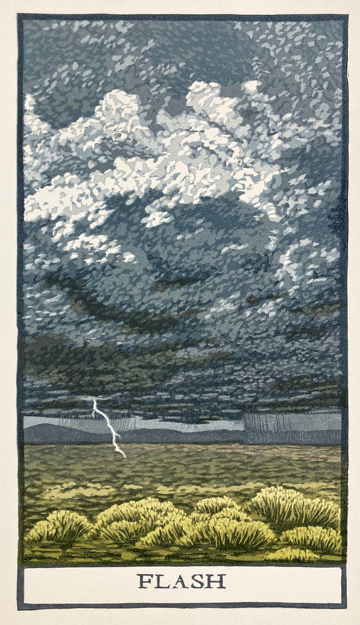 Color Confidence with Reduction Linocut