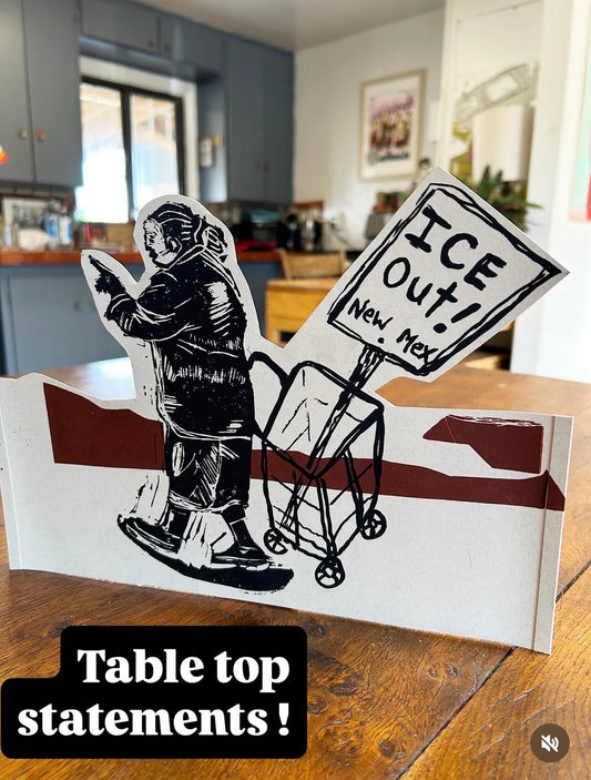 Tabletop Peace Train: Intro to Protest Relief Printing! July 11th