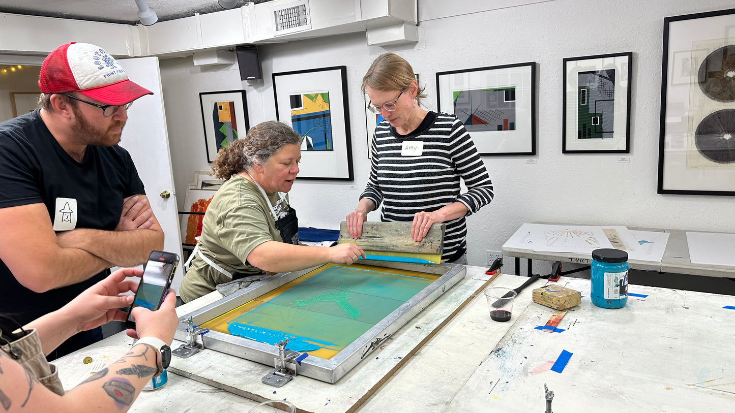 Day 1: Intro to Screen Printing with Anne Steen (July 18)