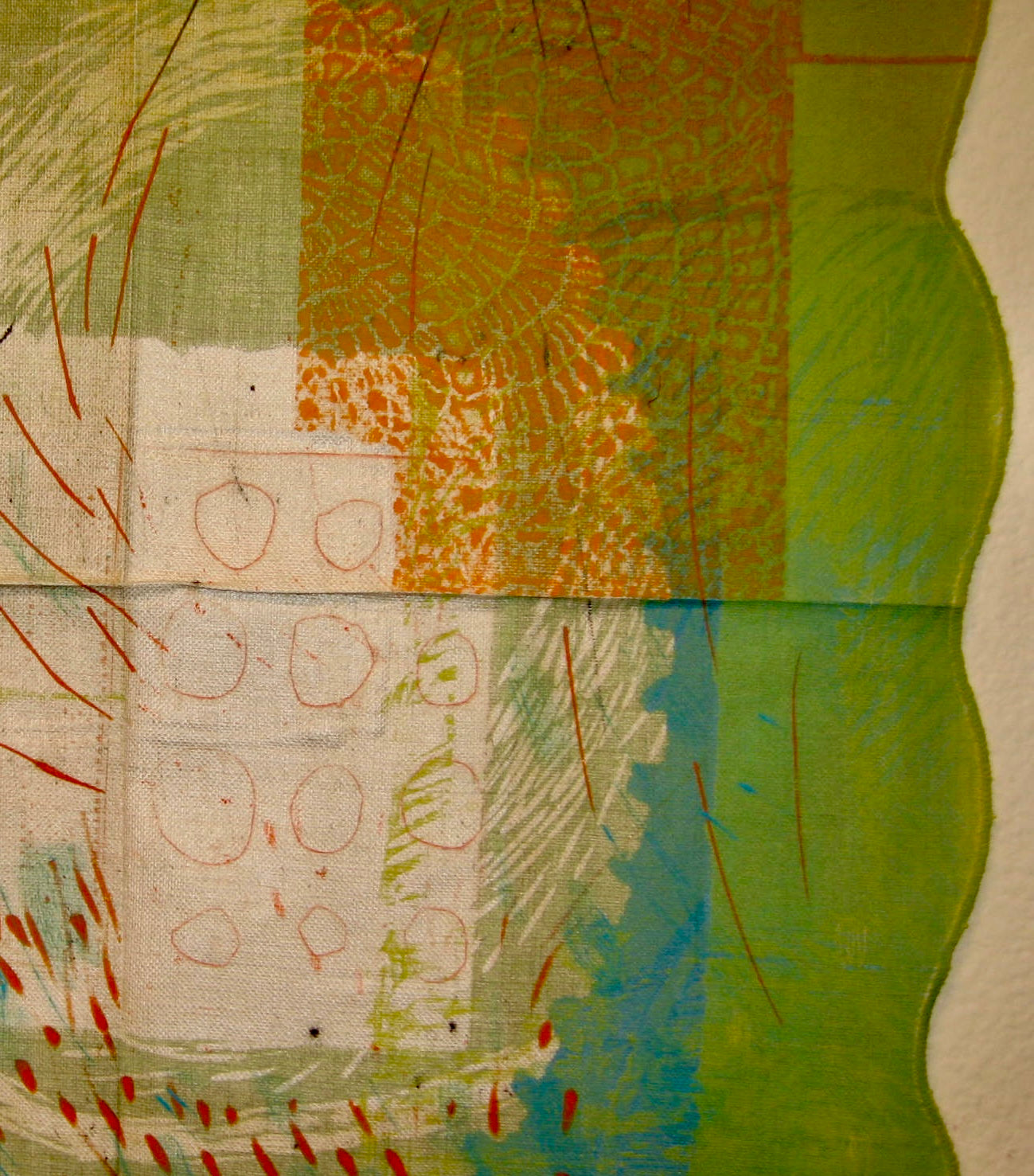 Creating the Printed Image: Mixed Media Monoprints on Fabric with Judy Stone-Nunneley Oct. 24 & 25