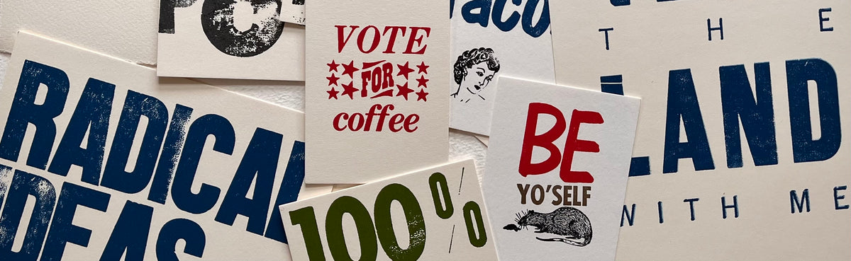 Letterpress Workshop - Mini Posters with Jonathan Parks (Sat. Dec 5)