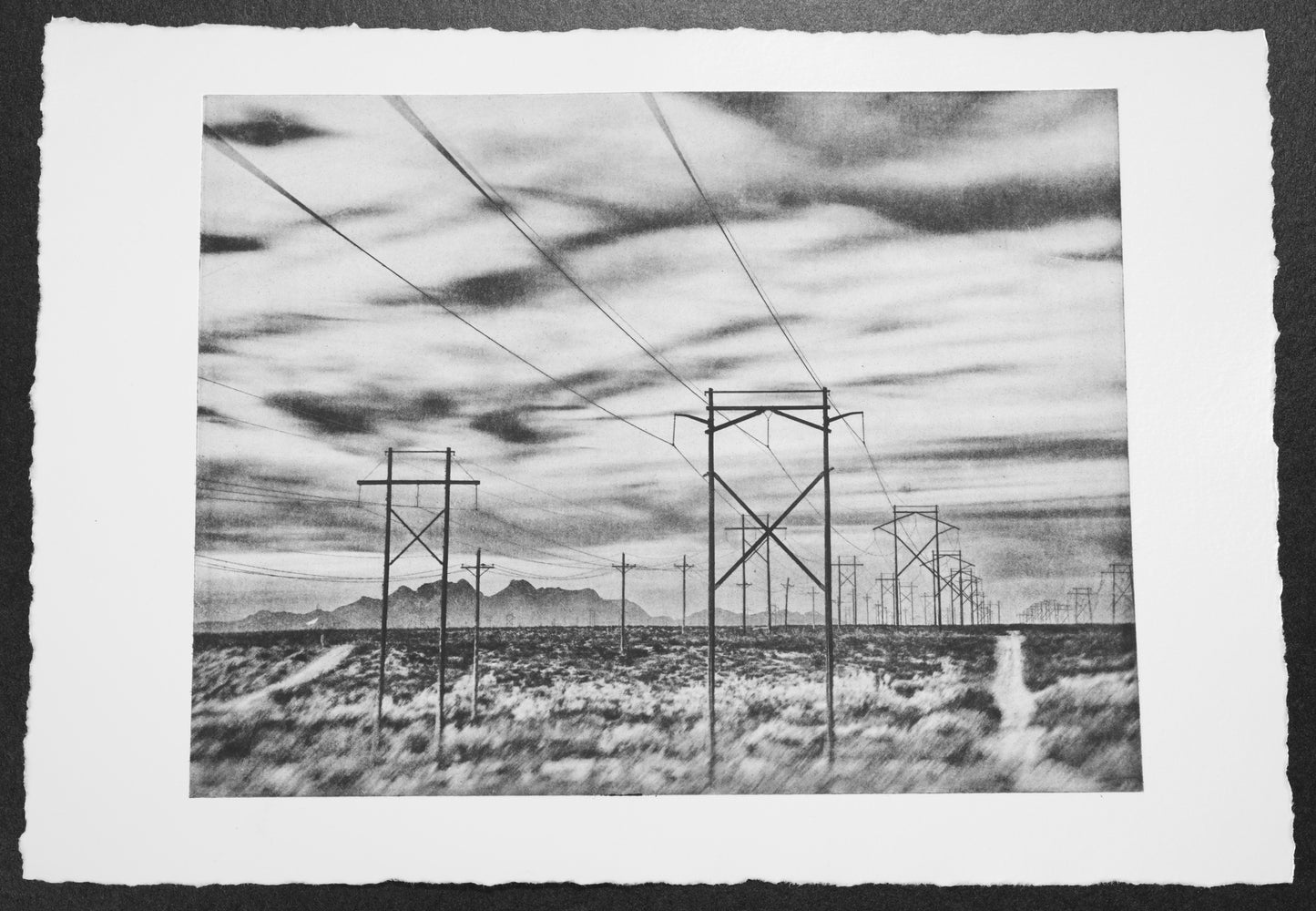 UFO Over Powerlines