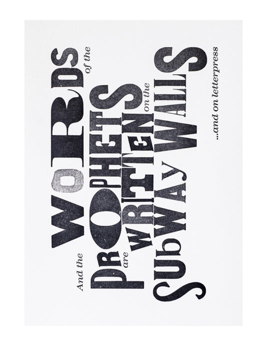 Intro to Letterpress: Broadside Poster with Mixed Type (Tues. March 2)