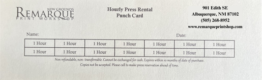 Punch Card Press Rental